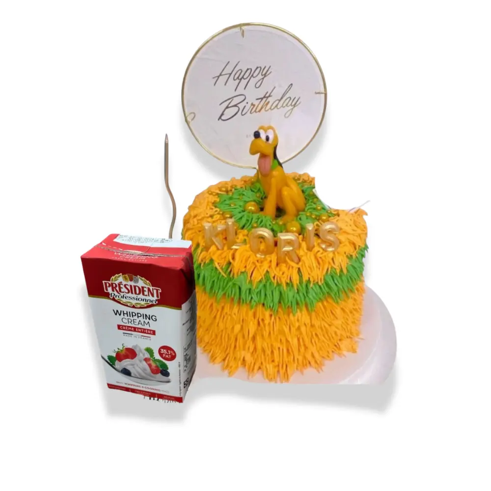 布魯圖蛋糕 (4吋單層 (2-3人), Lotus焦糖曲奇夾心)