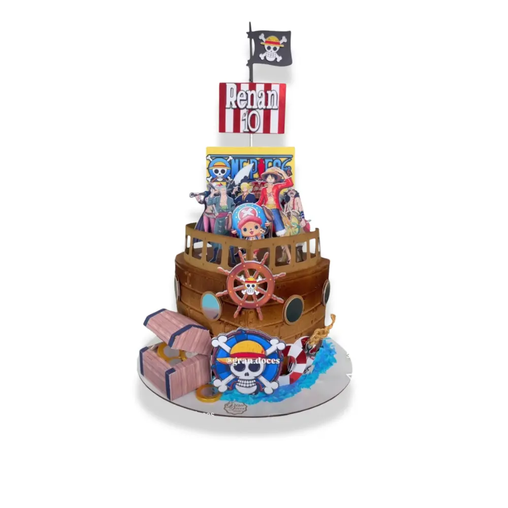 海賊王one-piece蛋糕