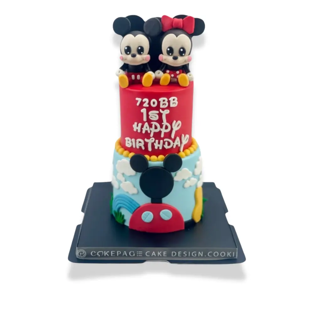 米奇米妮造型蛋糕