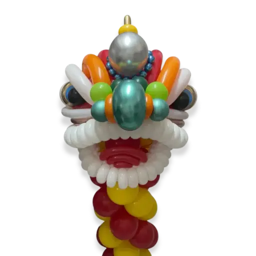 [222] 獅頭氣球柱