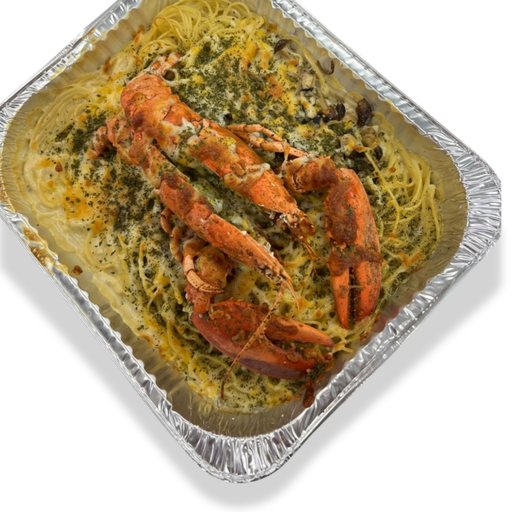 芝士焗波士頓龍蝦配意粉 