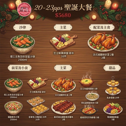 聖誕大餐 20-23人
